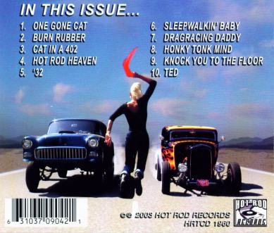CD: The Hot Rod Trio - In This Issue... (back cover)